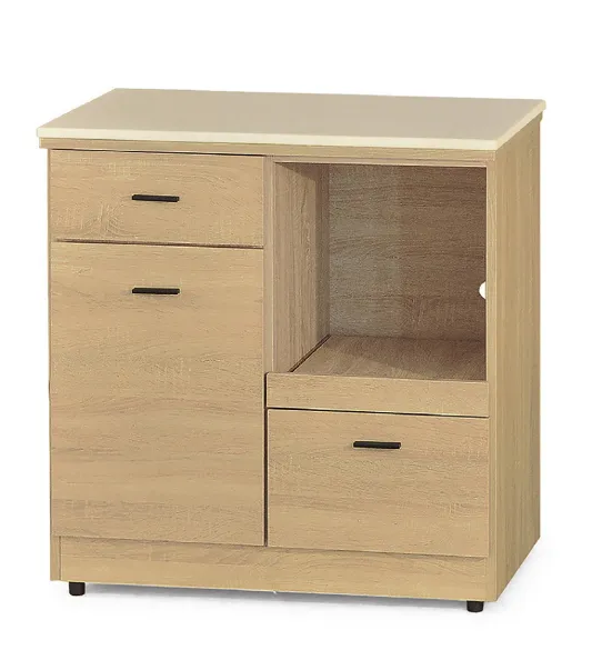 F297-10 北原2.7尺拉盤收納櫃 下座 12MM白岩板