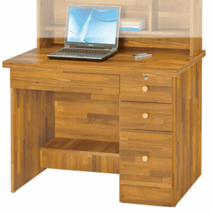 F273-12 201#集成柚木3.5尺書桌 下座