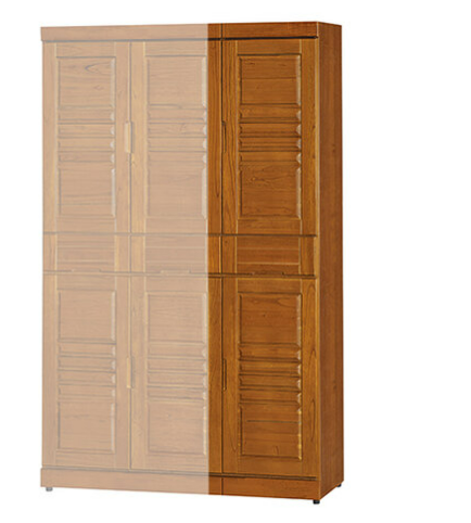 F310-6 樟木色1.2尺高鞋櫃