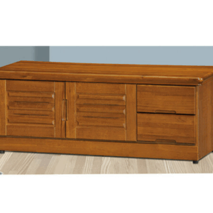 F318-4 樟木色4尺坐鞋櫃