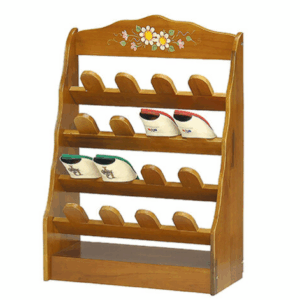 F323-4 四層鞋插 茶色