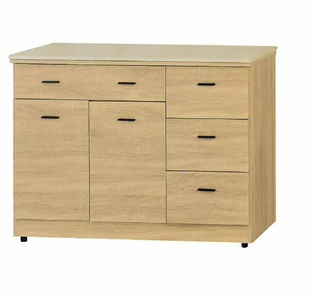 F297-12 北原4尺收納櫃 下座 12MM白岩板