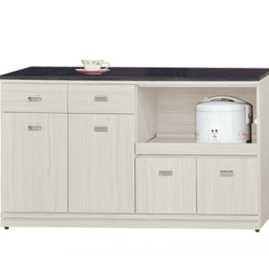 F301-11 雪松5尺拉盤收納櫃 下座 12MM白岩板