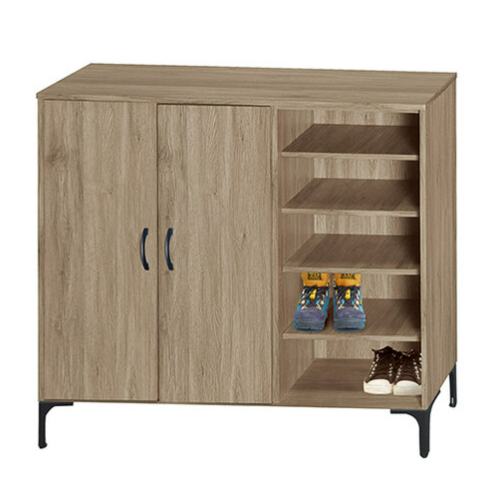 F314-6 灰橡4尺鞋櫃 腳DIY