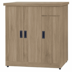 F507-7 灰橡3尺小抽鞋櫃