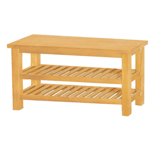 F322-5 #3本色3尺坐鞋架