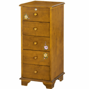 F326-5 彩繪實木五抽櫃