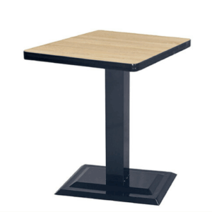 F343-1 75*120公分梧桐色黑邊餐桌 桌面厚4公分