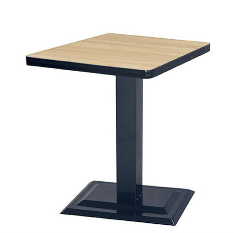 F343-1 75*120公分梧桐色黑邊餐桌 桌面厚4公分