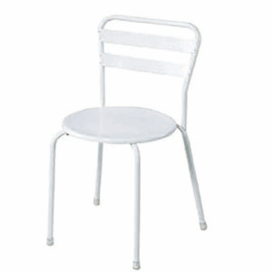 F351-1 白色冰淇淋椅 ⊙可疊