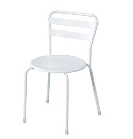 F351-1 白色冰淇淋椅 ⊙可疊