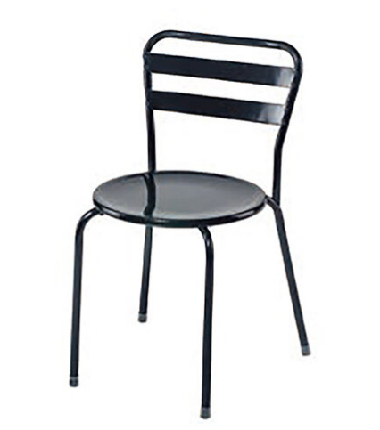 F351-2 黑色冰淇淋椅 ⊙可疊