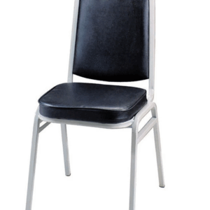 F350-2 猛仕椅-烤銀 黑色