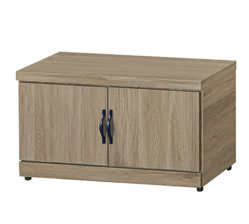 F318-8 灰橡色2.7尺座鞋櫃