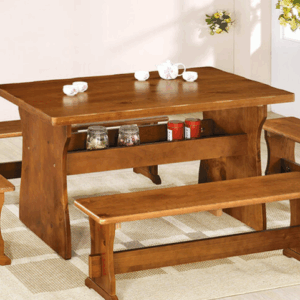 F329-7 鄉村4.2尺休閒餐桌 自行DIY 含5mm強化玻璃