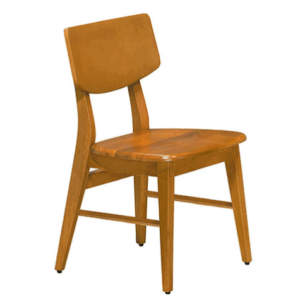 F340-5 北歐大方橡木餐椅 木面