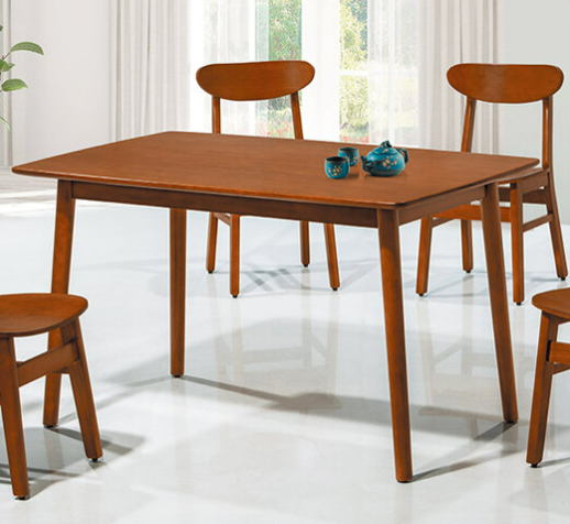 F334-5 T13080A柚木長方桌