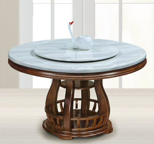 F335-2 雲彩玉圓餐桌 含石面