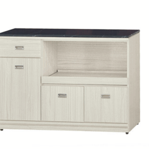 F301-13 雪松4尺拉盤收納櫃 下座 12MM白岩板