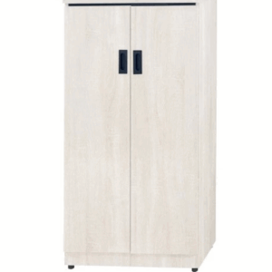 F317-8 耀眼原切白鞋櫃 格板夾板