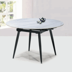 F336-3 雪山白岩板騰雲折合桌