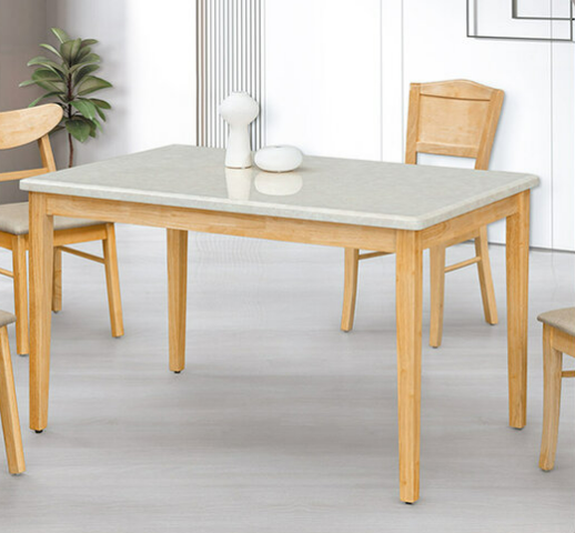 F338-9 微笑本色餐桌 石面