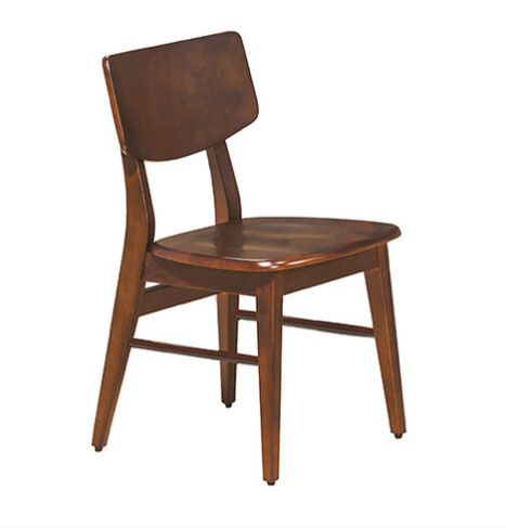 F340-15 北歐大方胡桃餐椅