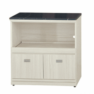 F301-15 雪松2.7尺拉盤收納櫃 下座 12MM白岩板