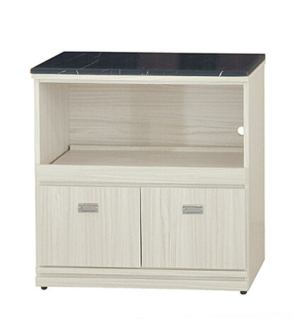 F301-15 雪松2.7尺拉盤收納櫃 下座 12MM白岩板