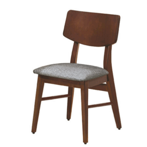 F340-20 北歐大方胡桃餐椅 耐抓皮墊