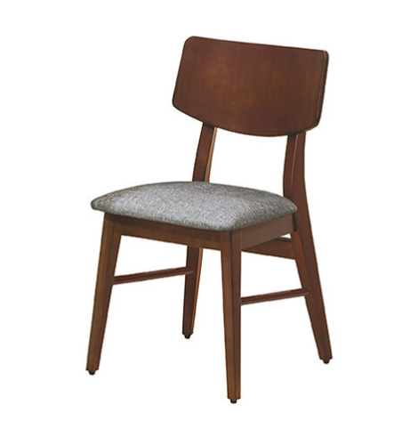 F340-20 北歐大方胡桃餐椅 耐抓皮墊