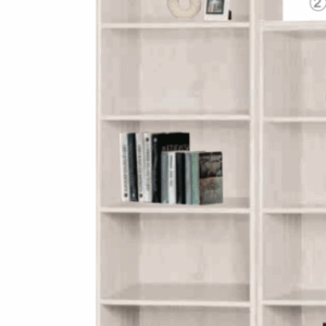 F524-1 白梧桐5格開放書櫃