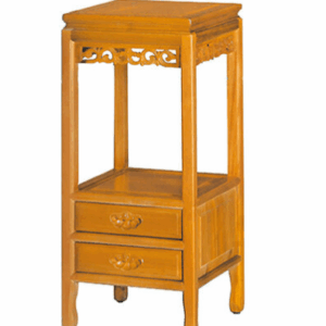 F324-11 桃花下二抽花架