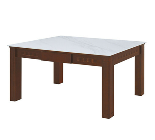 F330-8 白岩板全實木餐桌