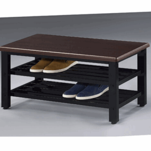 F322-11 胡桃色坐鞋架