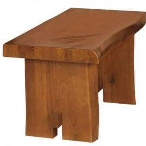 F331-9 自然邊全實木餐椅 3尺短餐椅