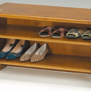 F322-12 坐式鞋櫃 茶色