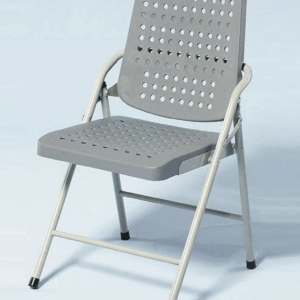 F352-8 白宮灰色塑鋼合椅