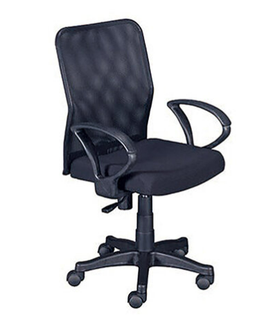 F361-3 大網扶手黑色黑網彈簧氣壓辦公椅