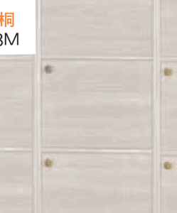 F525-3 白梧桐浮雕耐磨皮收納櫃 4門