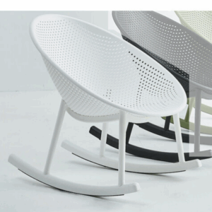 G558-1 850B蛋型搖椅 白