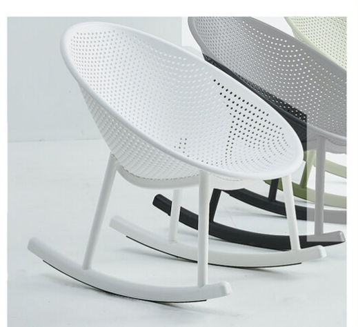 G558-1 850B蛋型搖椅 白