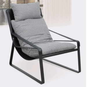 G559-1馬鞍休閒椅 馬鞍黑皮 碳塑鋼架