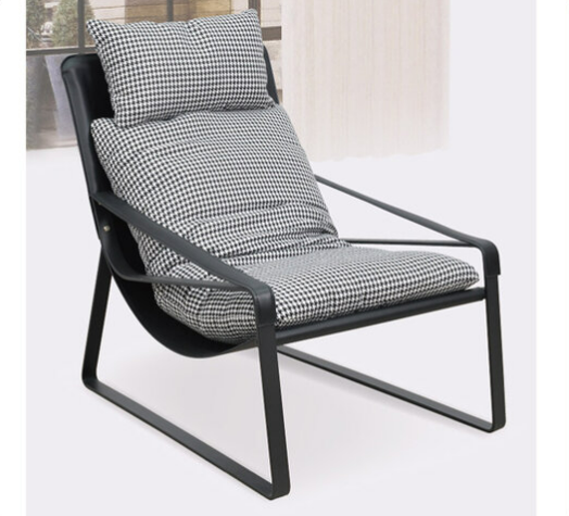 G559-1馬鞍休閒椅 馬鞍黑皮 碳塑鋼架