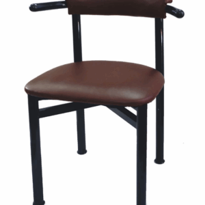 F349-11 貝勒椅 咖乳皮