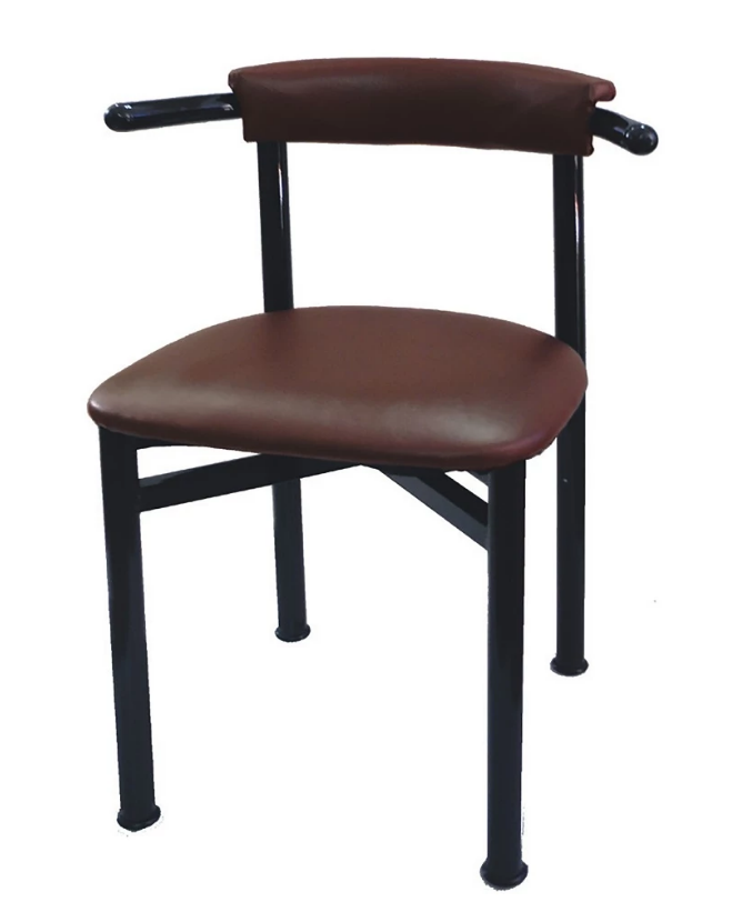 F349-11 貝勒椅 咖乳皮