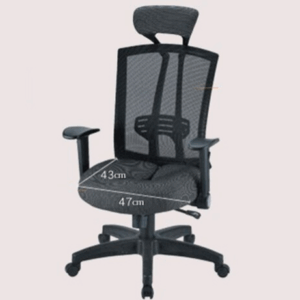 F357-8 2312彈簧氣壓辦公椅 坐背同步傾仰鎖定