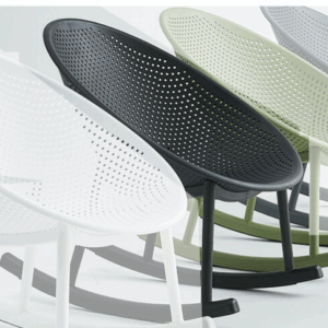 G558-2 850B蛋型搖椅 黑