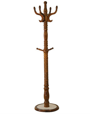 F363-8 303#胡桃色實木衣架