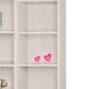 F524-6 白梧桐3格開放書櫃